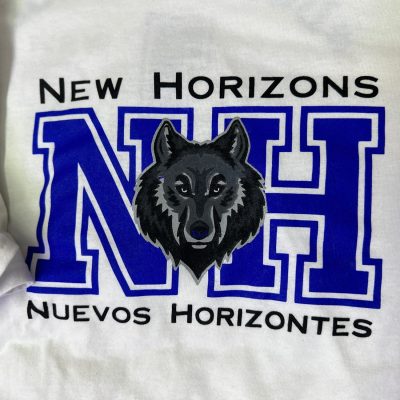 Custom t-shirt for local school from The Print Plug screen printing shop in Nampa