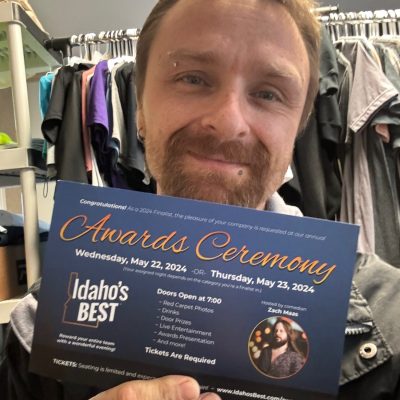 Proud to show off our invitation to Idaho's Best Awards in 2024