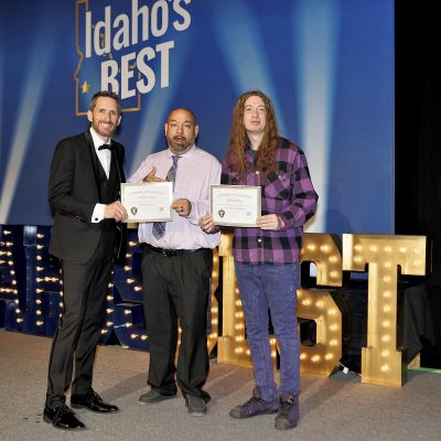 Accepting Idaho's Best of 2024 Award