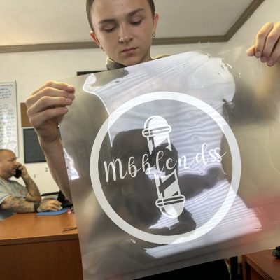 HTV printed for custom t-shirt application