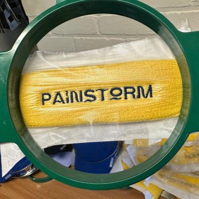 Custom headbands embroidered by The Print Plug in Nampa