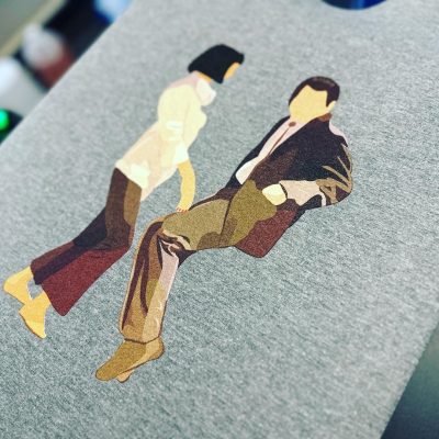 Pop culture DTG printing on a t-shirt in Nampa