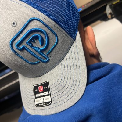 Custom 3D puff embroidered hat embroidered from The Print Plug in Nampa