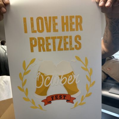 DTF transfer for a custom graphic tee printed in Nampa at The Print Plug